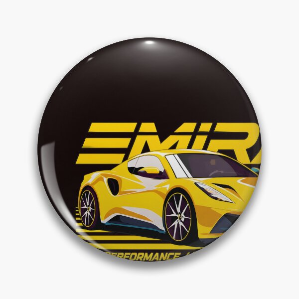 Item preview, Yellow Emira Performance Car Art designed and sold by Segasworks.
