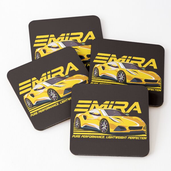 Item preview, Yellow Emira Performance Car Art designed and sold by Segasworks.