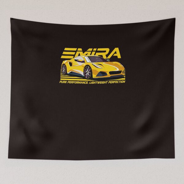 Item preview, Yellow Emira Performance Car Art designed and sold by Segasworks.