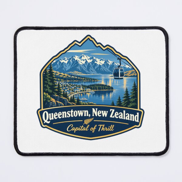 Item preview, Queenstown New Zealand Capital Of Thrill Travel Adventure Souvenir Visitor Gift designed and sold by RetroMini2026.