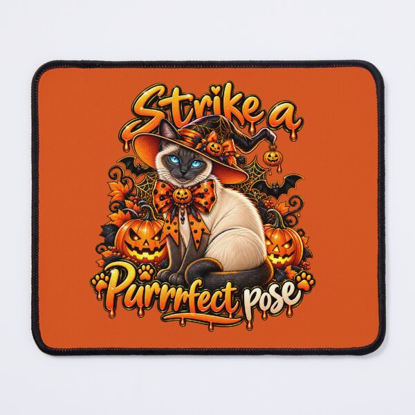 Item preview, Strike a Purrfect Pose – Stylish Halloween Cat designed and sold by Grandman Goods.