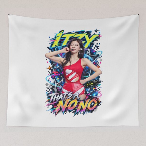 Item preview, ITZY Lia Thats A No No Fierce Cyber Aesthetic Design designed and sold by Valereekmerch.