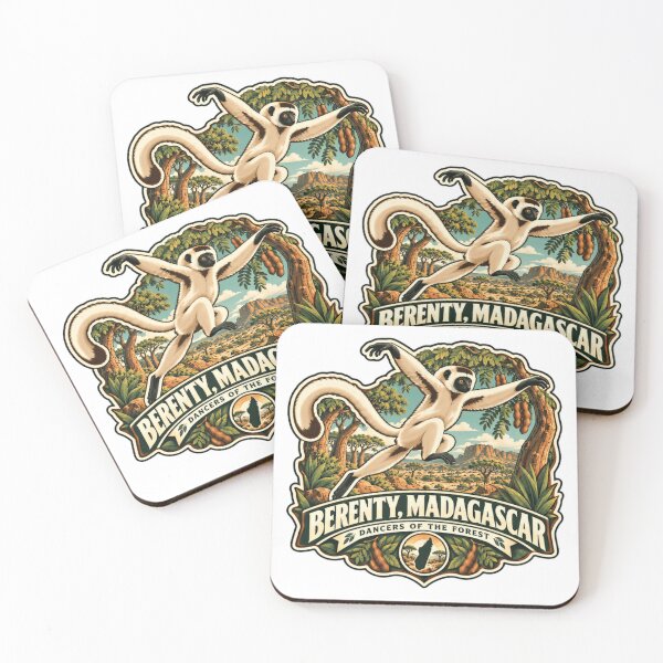 Item preview, Berenty, Madagascar Dancers Of The Forest Lemur Wildlife Travel Souvenir designed and sold by JonesFlora2025.