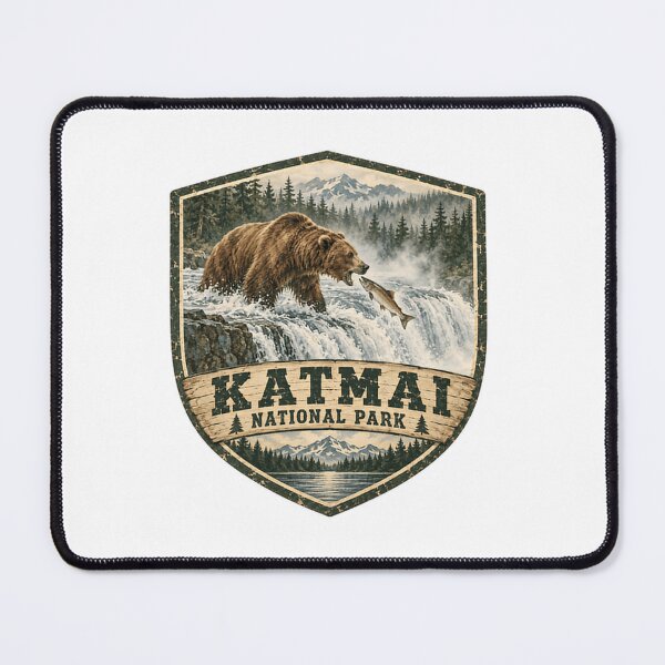 Item preview, Katmai National Park Alaska Wildlife Bear Outdoors Nature Lover designed and sold by Simsimah26Parks.