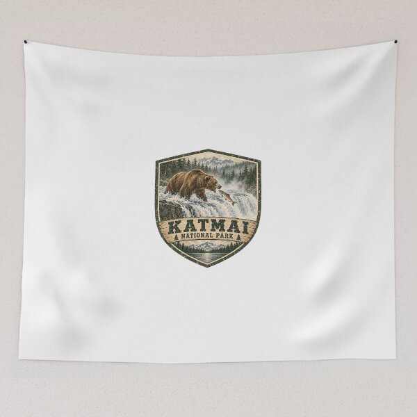 Item preview, Katmai National Park Alaska Wildlife Bear Outdoors Nature Lover designed and sold by Simsimah26Parks.