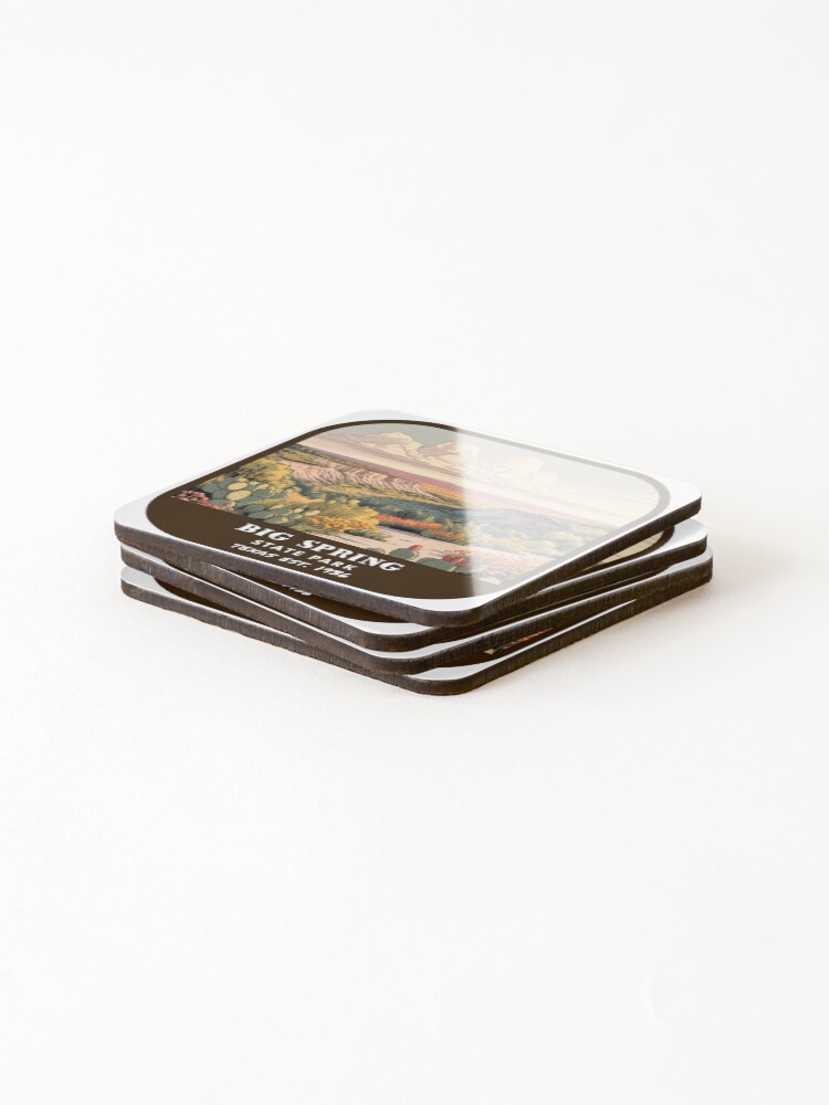 Thumbnail 4 of 5, Coasters (Set of 4), Big Spring State Park (Texas) designed and sold by RabbitK.