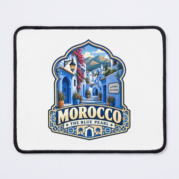 Item preview, Morocco The Blue Pearl Chefchaouen Travel Destination designed and sold by JonesFlora2025.