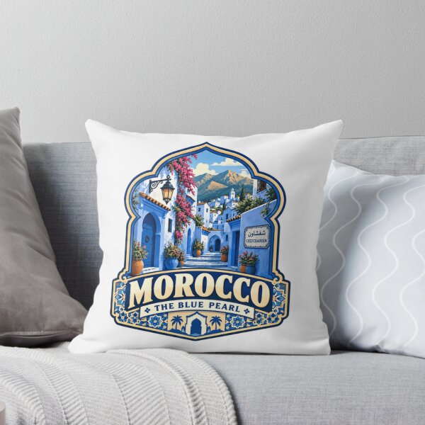 Item preview, Morocco The Blue Pearl Chefchaouen Travel Destination designed and sold by JonesFlora2025.