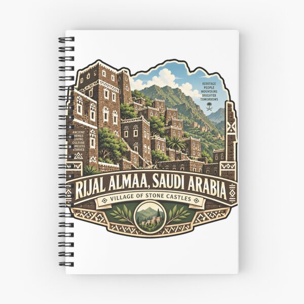 Item preview, Rijal Almaa, Saudi Arabia Village Of Stone Castles Heritage Traveler designed and sold by Simsimah26Parks.