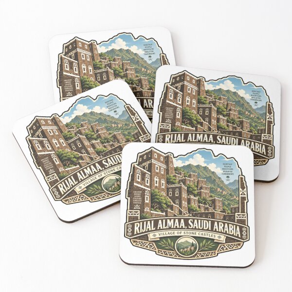 Item preview, Rijal Almaa, Saudi Arabia Village Of Stone Castles Heritage Traveler designed and sold by Simsimah26Parks.