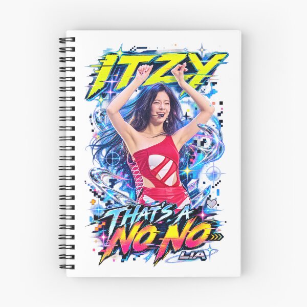Item preview, ITZY Lia Thats A No No Neon Electric Visual Design designed and sold by Valereekmerch.