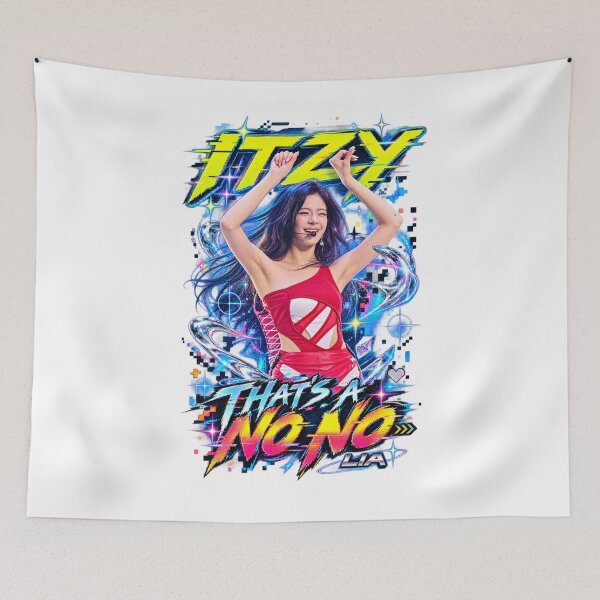 Item preview, ITZY Lia Thats A No No Neon Electric Visual Design designed and sold by Valereekmerch.