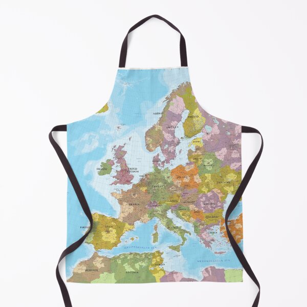 Artikelvorschau, Detaillierte politische Karte Europas – Städte, Länder & Geografie entworfen und verkauft von DigiDesigns702.