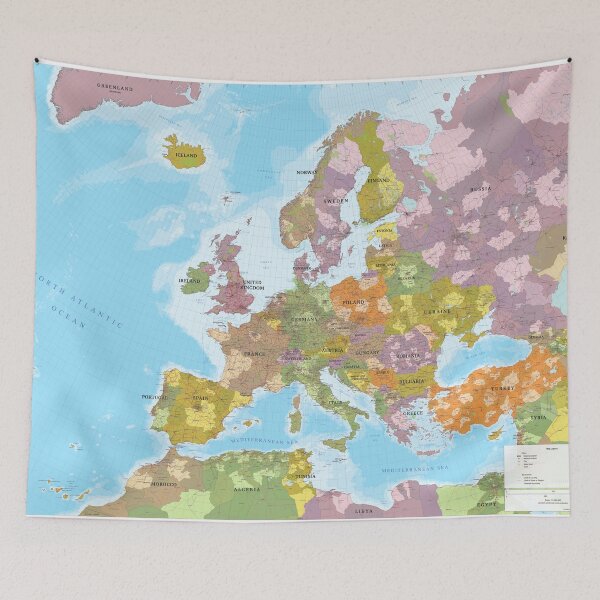 Artikelvorschau, Detaillierte politische Karte Europas – Städte, Länder & Geografie entworfen und verkauft von DigiDesigns702.