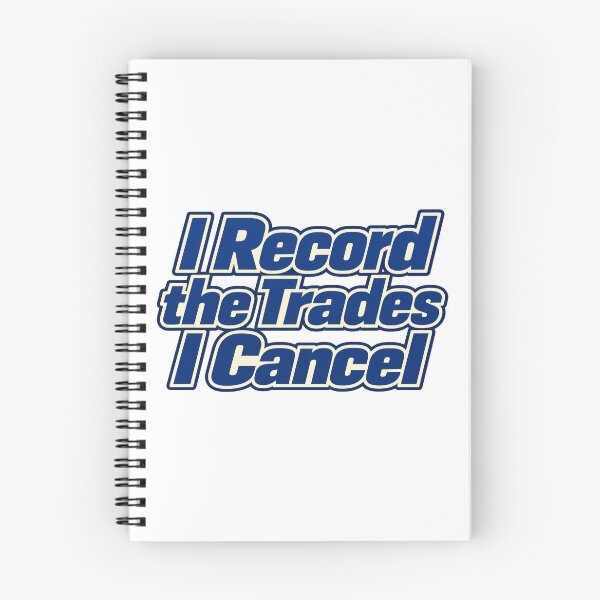 Item preview, I Record the Trades I Cancel Trading Lettering designed and sold by Bikivuno.