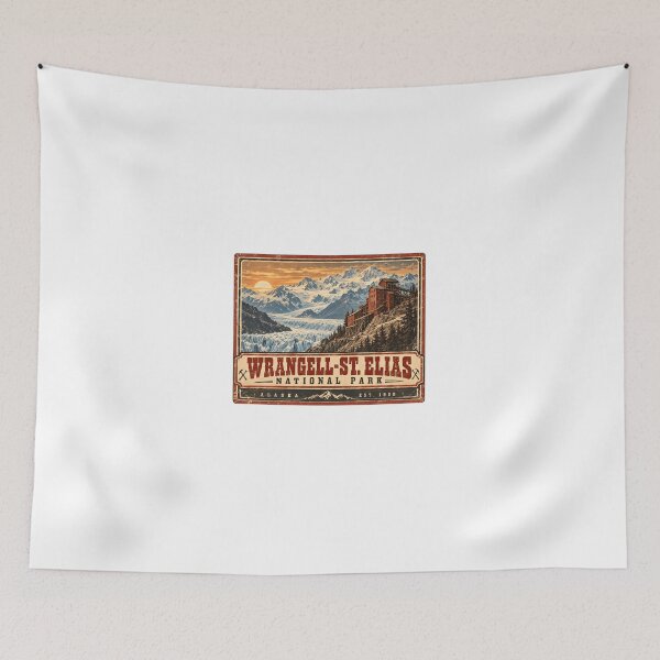 Item preview, Wrangell-St. Elias National Park Alaska Est. 1980 Travel Visitor Souvenir designed and sold by Simsimah26Parks.