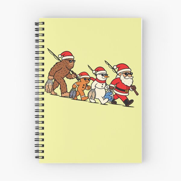 Item preview, Bigfoot Santa Fishing Christmas designed and sold by Nature Explore Game.