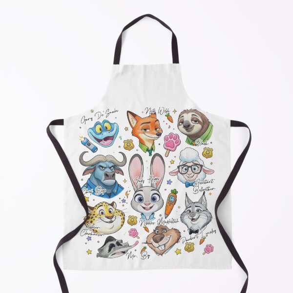 Item preview, Animal City Police Duo Character Collage designed and sold by SpaceRadioer.