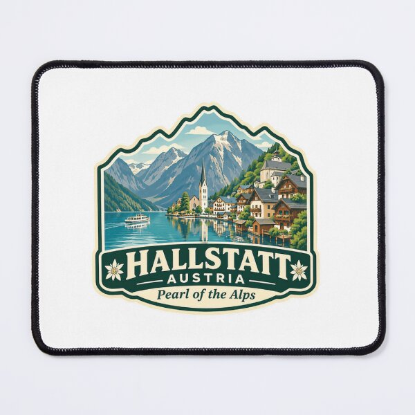 Item preview, Hallstatt Austria Pearl Of The Alps Travel Destination Souvenir designed and sold by Simsimah26Parks.