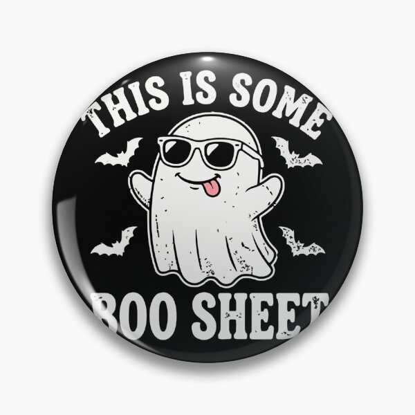 Item preview, This Is Some Boo Sheet Funny Ghost Sunglasses Halloween Pun Cool Ghost Bats designed and sold by Zizo-DR44.