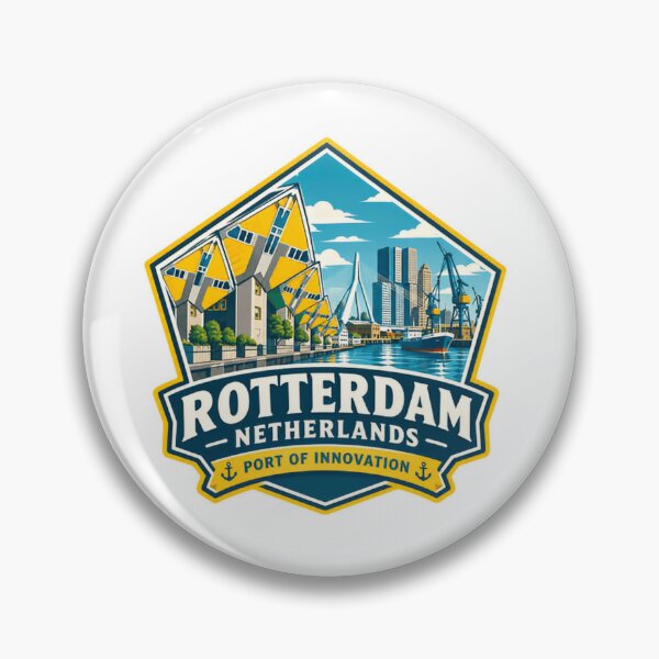 Item preview, Rotterdam Netherlands Port Of Innovation Dutch City Travel Souvenir designed and sold by Simsimah26Parks.