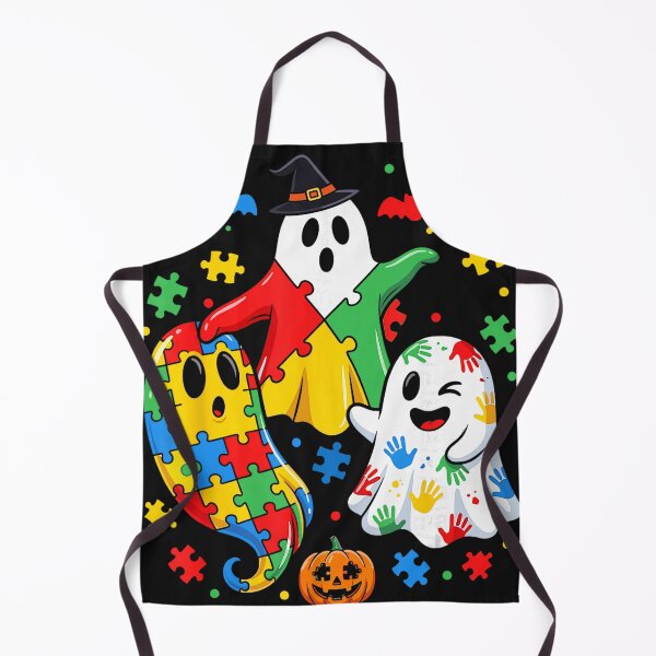 Item preview, Autism Awareness Halloween Ghosts Spooky Puzzle Piece Support designed and sold by smithdosRO.