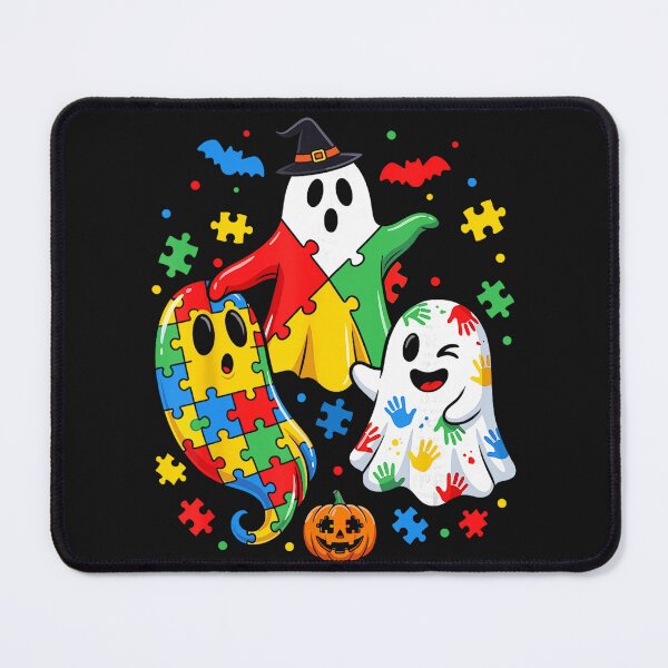 Item preview, Autism Awareness Halloween Ghosts Spooky Puzzle Piece Support designed and sold by smithdosRO.