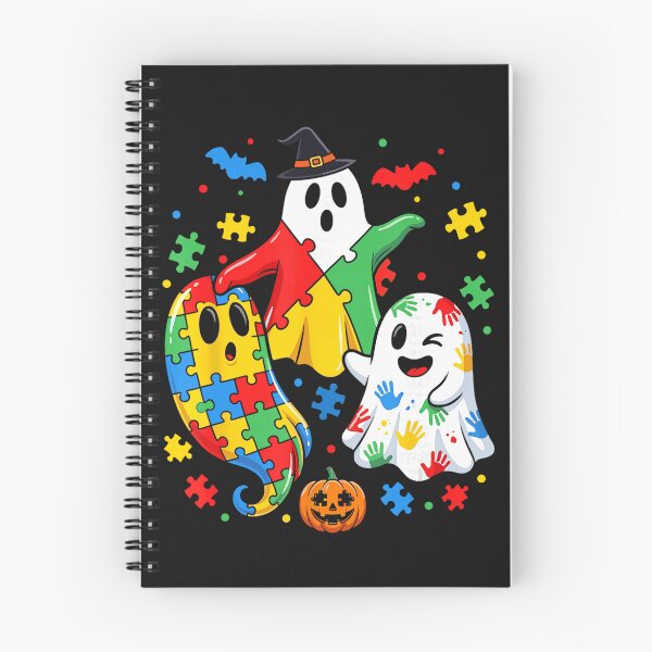Item preview, Autism Awareness Halloween Ghosts Spooky Puzzle Piece Support designed and sold by smithdosRO.
