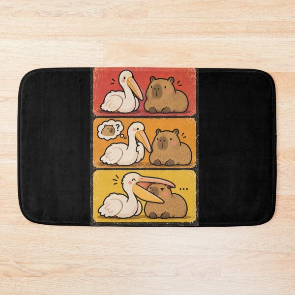 Item preview, Pelican x capybara friends designed and sold by The  Knick Knack Nook.