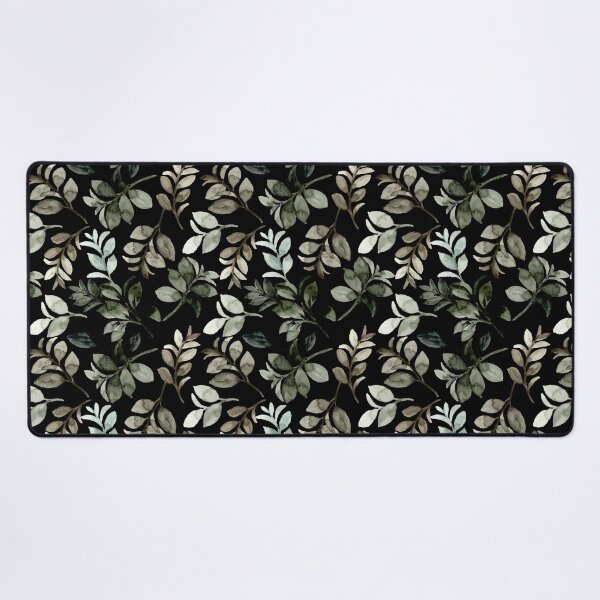 Item preview, Dark Moody Watercolor Botanical Leaf Seamless Pattern  designed and sold by ​Jyoti Digital Artist.