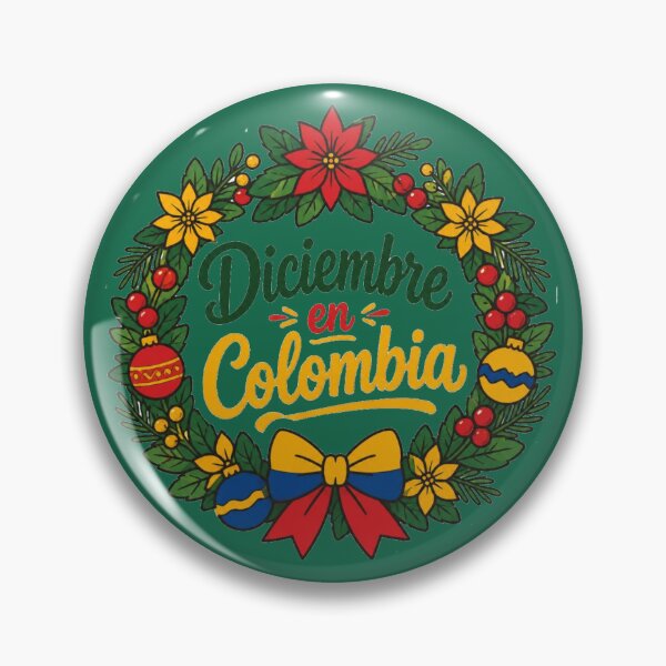 Item preview, December in Colombia | Tricolor Christmas wreath designed and sold by Olgavelez.