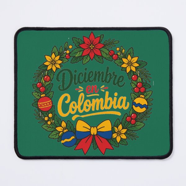 Item preview, December in Colombia | Tricolor Christmas wreath designed and sold by Olgavelez.