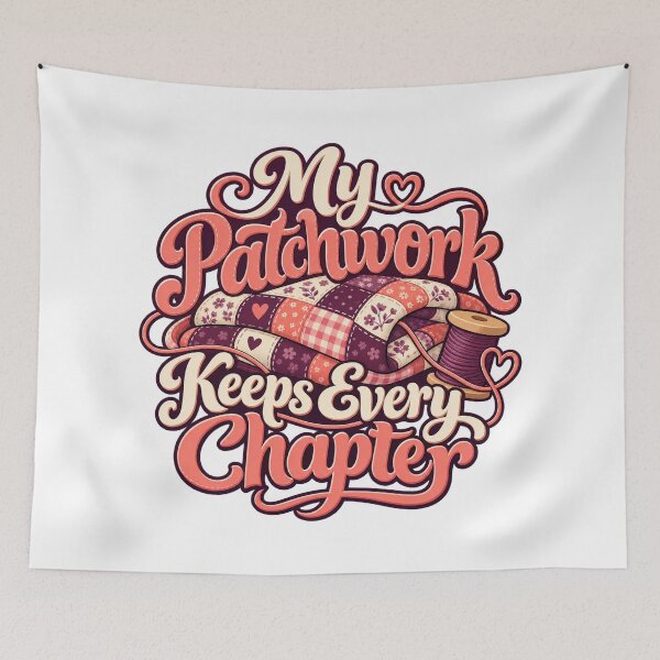 Item preview, My Patchwork Keeps Every Chapter Quilting Art designed and sold by Bikivuno.