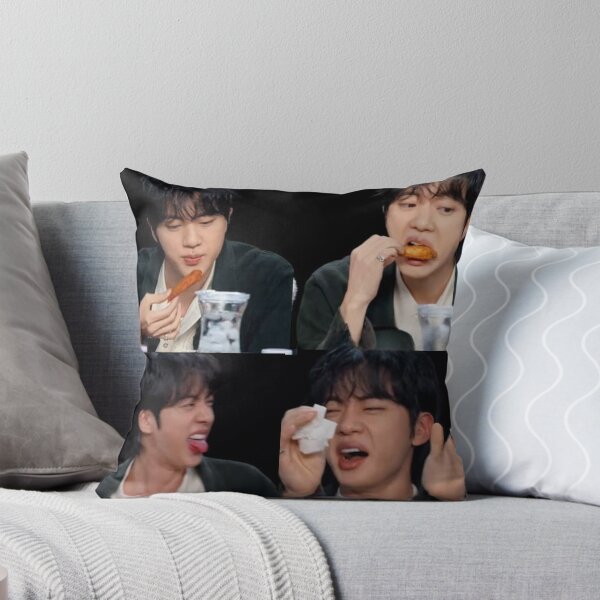 Item preview, BTS MEME - Jin Eating a Spicy Wing / BTS Funny / BTS Meme / BTS Merch / Jin Funny Face / BTS Funny Moments / Seokjin Merch designed and sold by TeenLake.
