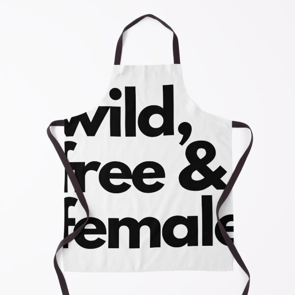 Item preview, Wild Free and Female Feminist Typography designed and sold by Fani*.
