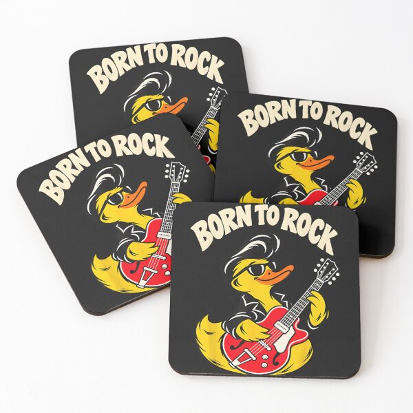 Item preview, Rocker Duck Electric Guitar Player Music Lover designed and sold by smithdosRO.