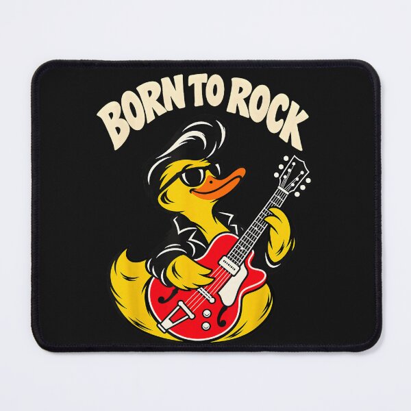 Item preview, Rocker Duck Electric Guitar Player Music Lover designed and sold by smithdosRO.