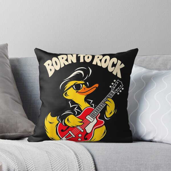 Item preview, Rocker Duck Electric Guitar Player Music Lover designed and sold by smithdosRO.