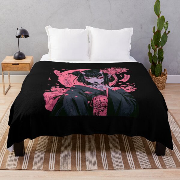 Item preview, Mystical Japanese Yokai Girl, Oni Girl designed and sold by NovaBlossomCo.