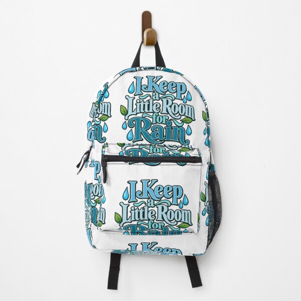 Item preview, I Keep a Little Room for Rain Blue Lettering designed and sold by Bikivuno.