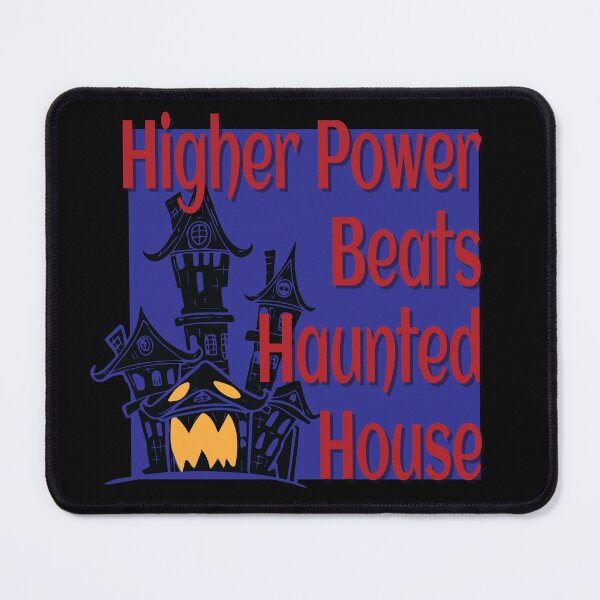 Item preview, Higher Power Beats Haunted House Sober Halloween Design designed and sold by ApexDesigners.