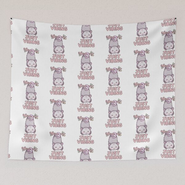 Item preview, Just Vibing - Chill Opossum Funny Design designed and sold by Visual Dept..