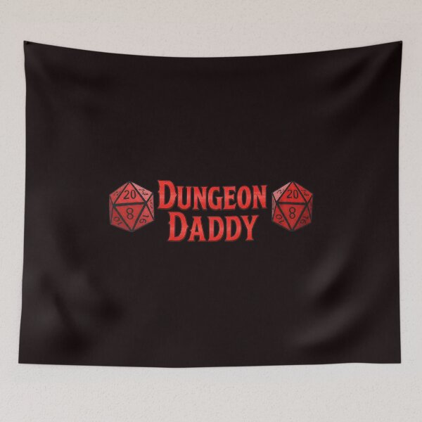 Item preview, Dungeon Daddy Dice Gaming Funny Quote designed and sold by CuteartBySakura.