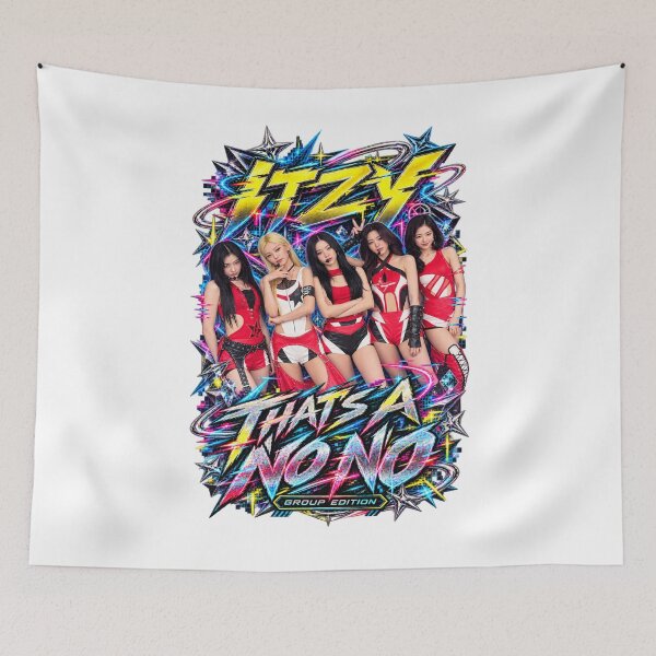 Item preview, ITZY Thats A No No Electric Neon Concept Art designed and sold by Valereekmerch.