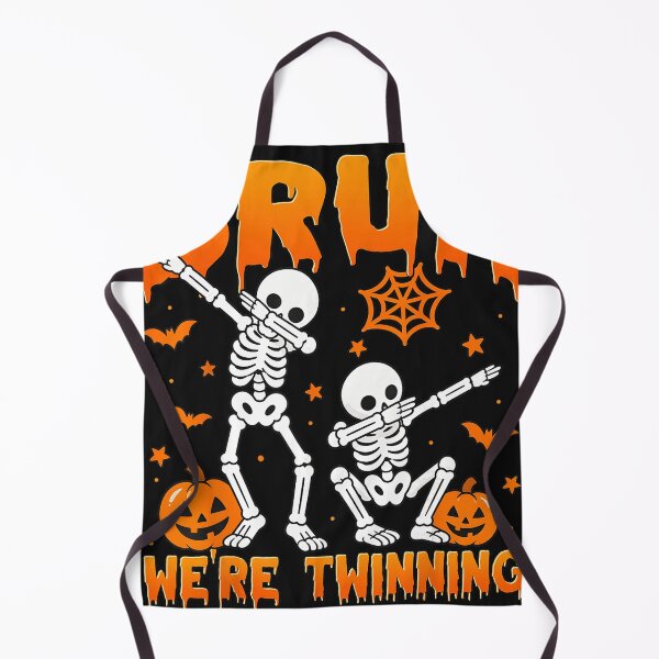 Item preview, Bruh We're Twinning Funny Halloween Twin Skeletons Siblings designed and sold by smithdosRO.