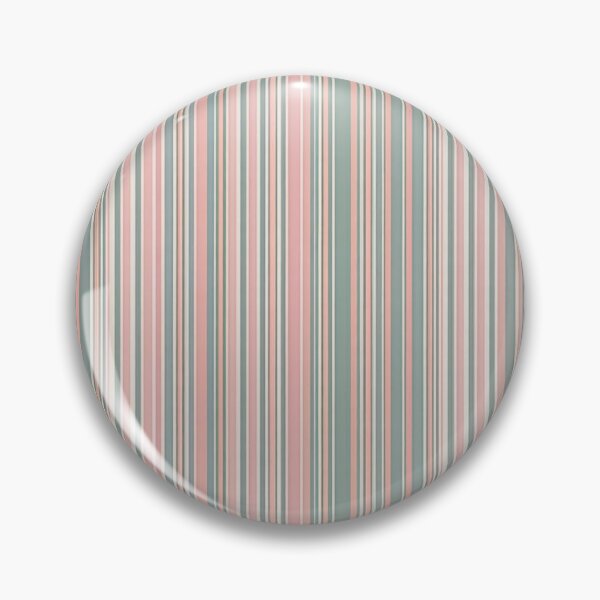 Item preview, Rose Sage Green and Cream Thin Stripe Pattern designed and sold by Mindful Wall Art Studio.