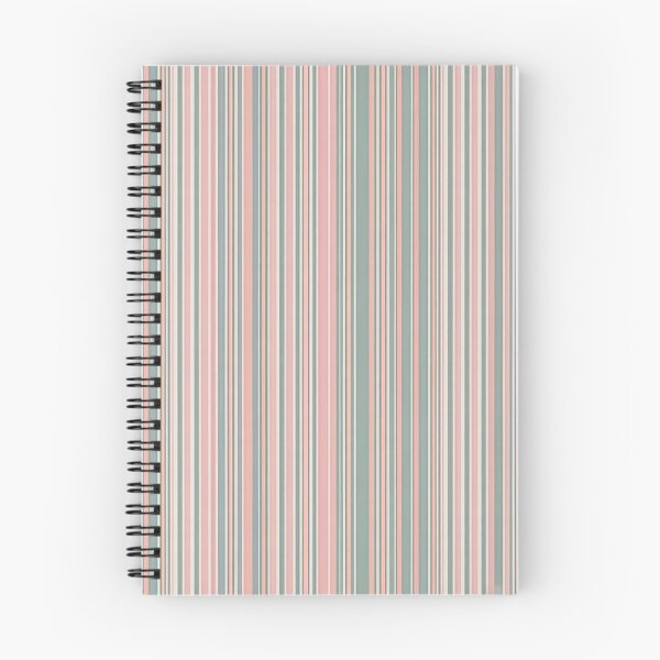 Item preview, Rose Sage Green and Cream Thin Stripe Pattern designed and sold by Mindful Wall Art Studio.