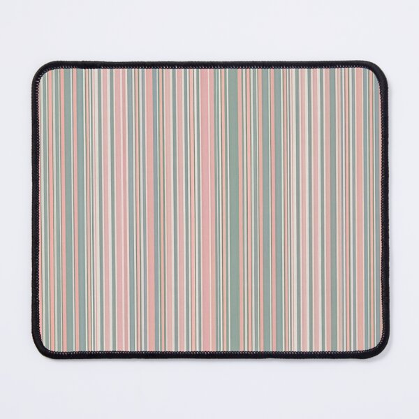 Item preview, Rose Sage Green and Cream Thin Stripe Pattern designed and sold by Mindful Wall Art Studio.