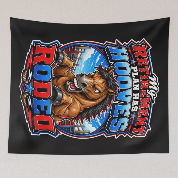 Item preview, Funny Horse Retirement Gift – My Retirement Plan Has Hooves Western Rodeo Cowboy Humor designed and sold by WLHmedia.com .