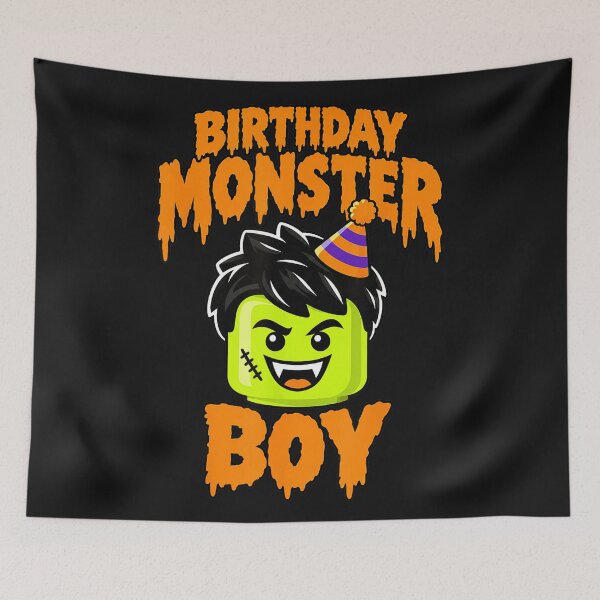 Item preview, Birthday Monster Boy Block Toy Celebration Gift designed and sold by smithdosRO.